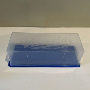 Vintage‎ Blue Kraft Velveeta Cheese Storage Holder Container 9"